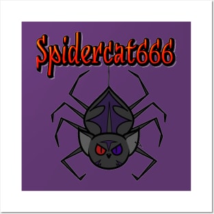 Spidercat logo 2 Posters and Art